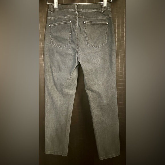 Lafayette 148 "Thompson" Slim Fit Jeans In Ink Sz 0 if you know you know - Picture 3 of 8